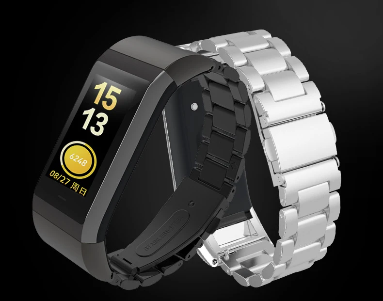 Ремешок из нержавеющей стали для Huami Amazfit Cor Замена удобный модный браслет ремешок для часов для Huami Amazfit Cor Band