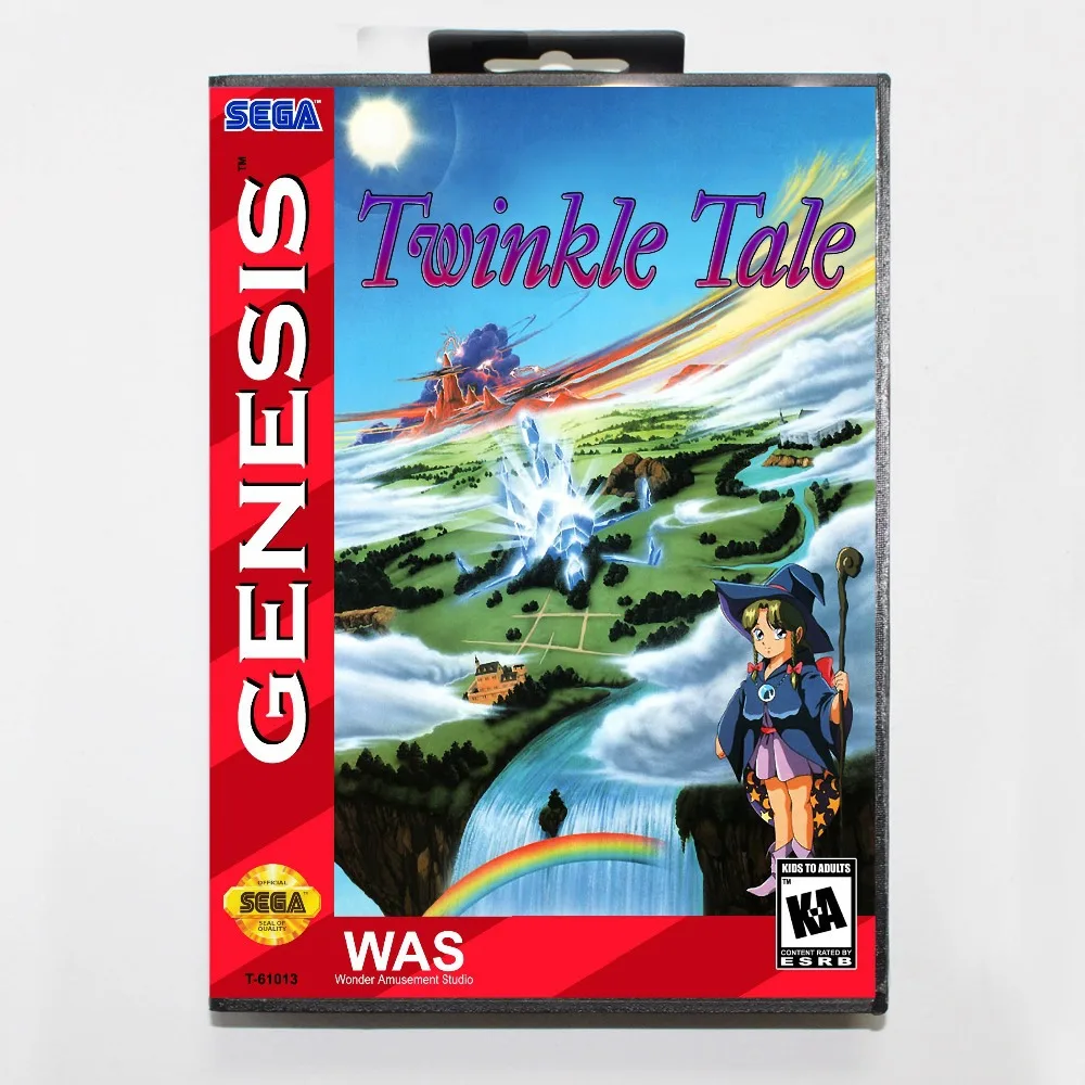 Батхед 16 бит MD карточная игра с коробку для Sega игры Mega Drive/ Genesis|twinkle tale|16 bitmd game |