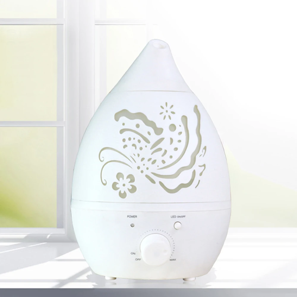 Air Humidifier Aroma Essential Oil Diffuser 7 Color LED with Carve Mist Maker for Home Office Fogger Baby Room Aromatherap | Бытовая