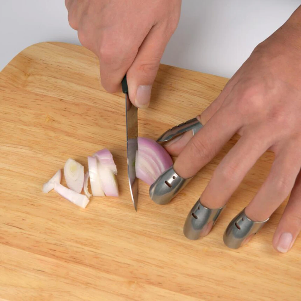 Распродажа 4 шт./компл. Регулируемый из нержавеющей стали палец рука защита