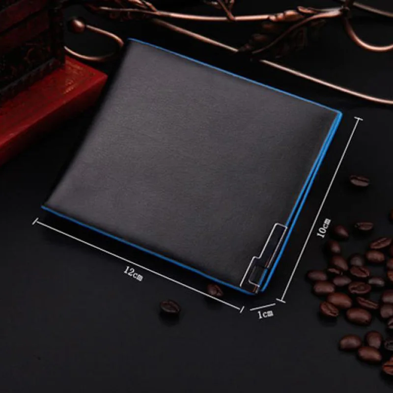 2019 Винтажный Мужской кожаный брендовый Роскошный кошелек короткие тонкие