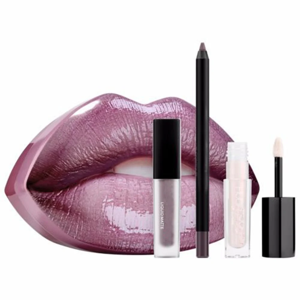 Худа красивая помада мини жидкая матовая блеск для губ совершенная Smudge губы леди