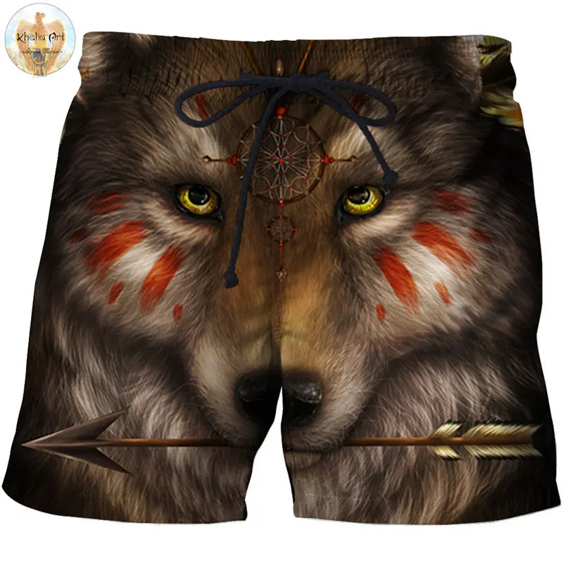 

With An Arrow In His Mouth 3D Print By Khalia Artist Men Beach Short Cool Men Stone Print Beach Shorts Summer Male ZOOTOP BEAR