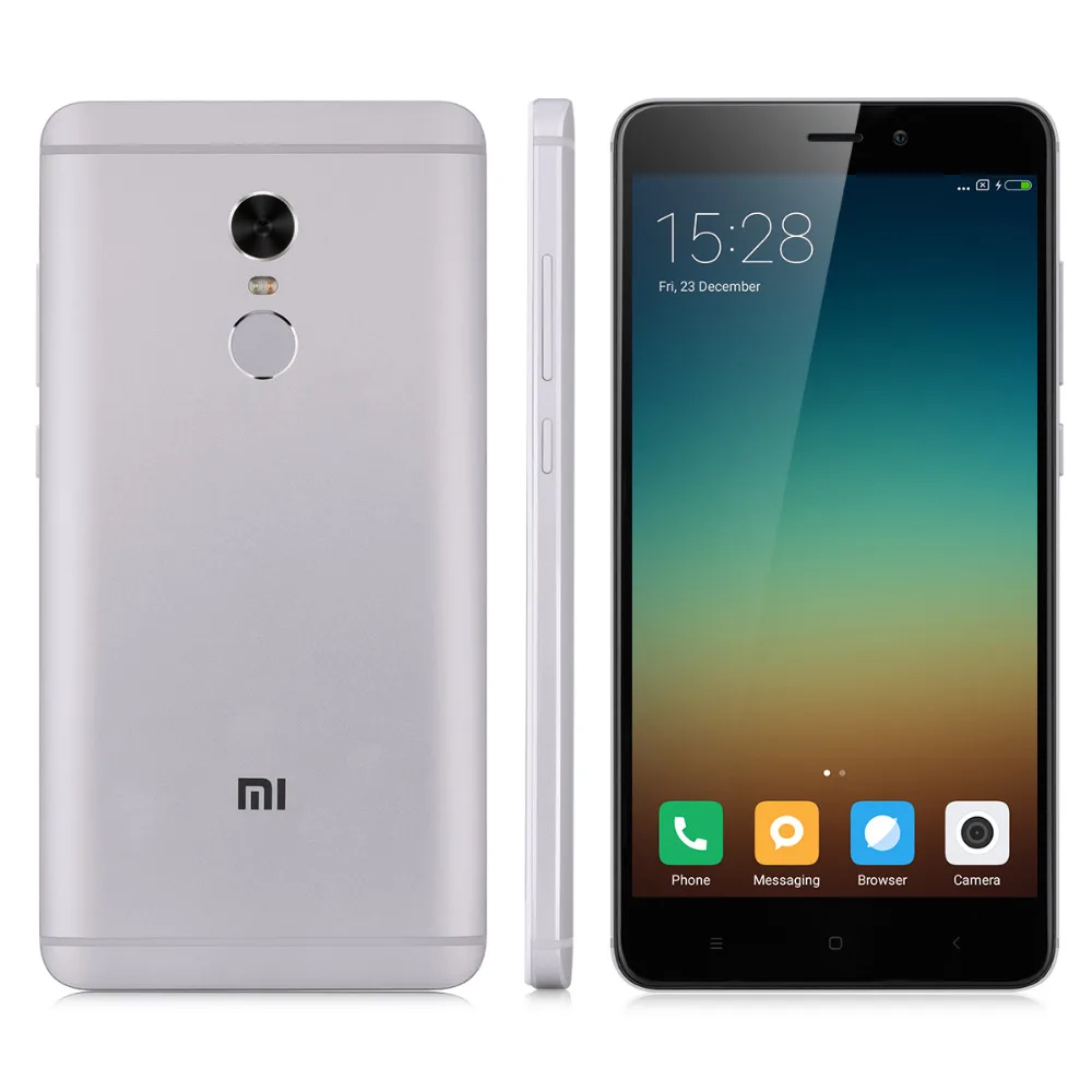 Оригинал Xiaomi Redmi Note 4 Сотовый Телефон MTK Helio X20 Дека Ядро Смартфон Озу 3 ГБ + Rom 64