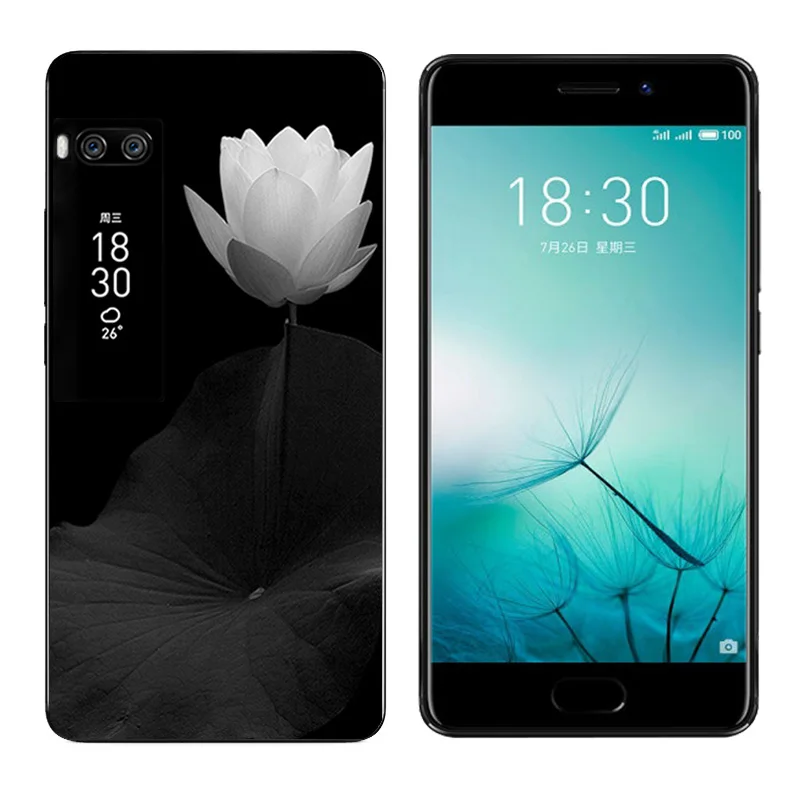 Защитные чехлы для Meizu Pro 7 5 2 дюйма мягкий силиконовый чехол на заднюю панель