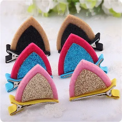 Заколки для волос в виде кошачьих ушей 1 шт. |