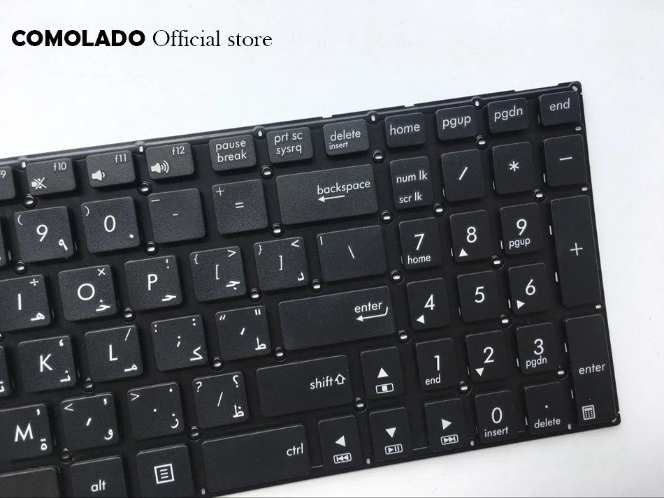 Arabic клавиатура для ASUS S56 S56C S56CA S56CB S56CM 0KN0 N31RU13 K56 K56C K56CM R505C K56CB K56CA черная без