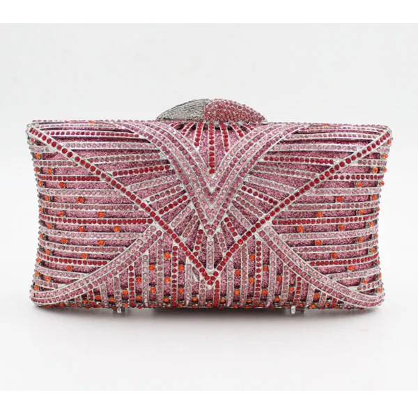 Сумка женская фиолетовая с бриллиантами и стразами|evening bags|day clutchesbags female |