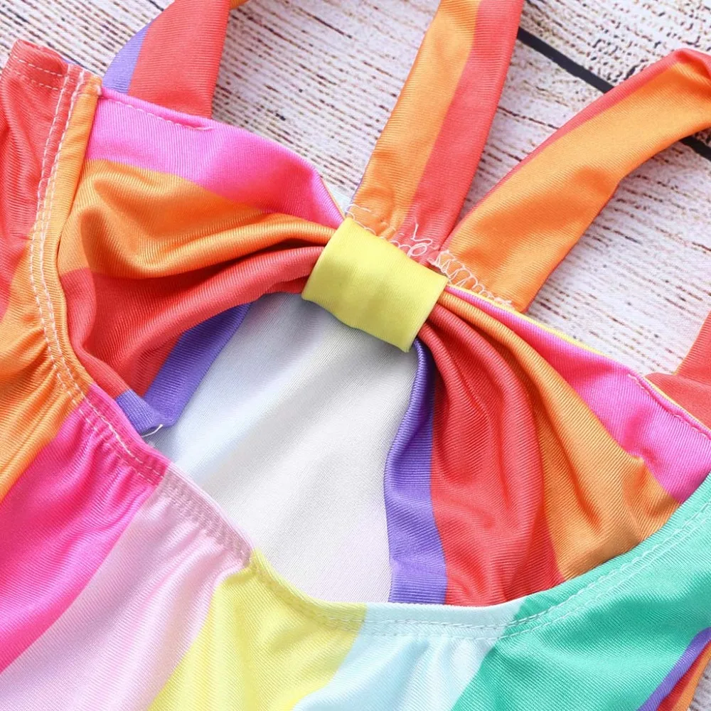 Купальники для девочек новинка 2019 года Детский галстук бабочка маленьких