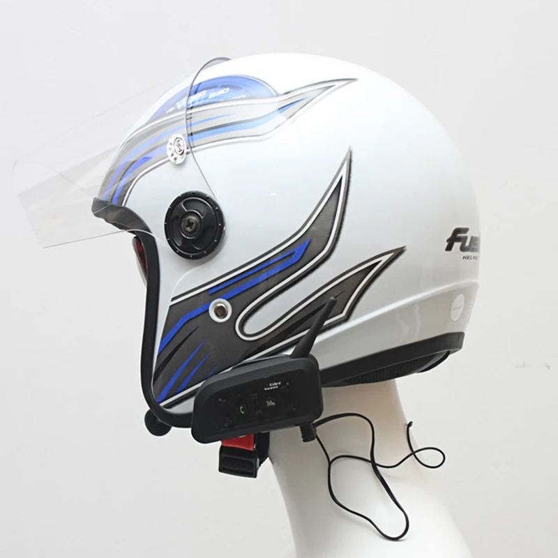 Bluetooth интерком для мотоциклетного шлема 1200 м с поддержкой MP3 музыки GPS| |