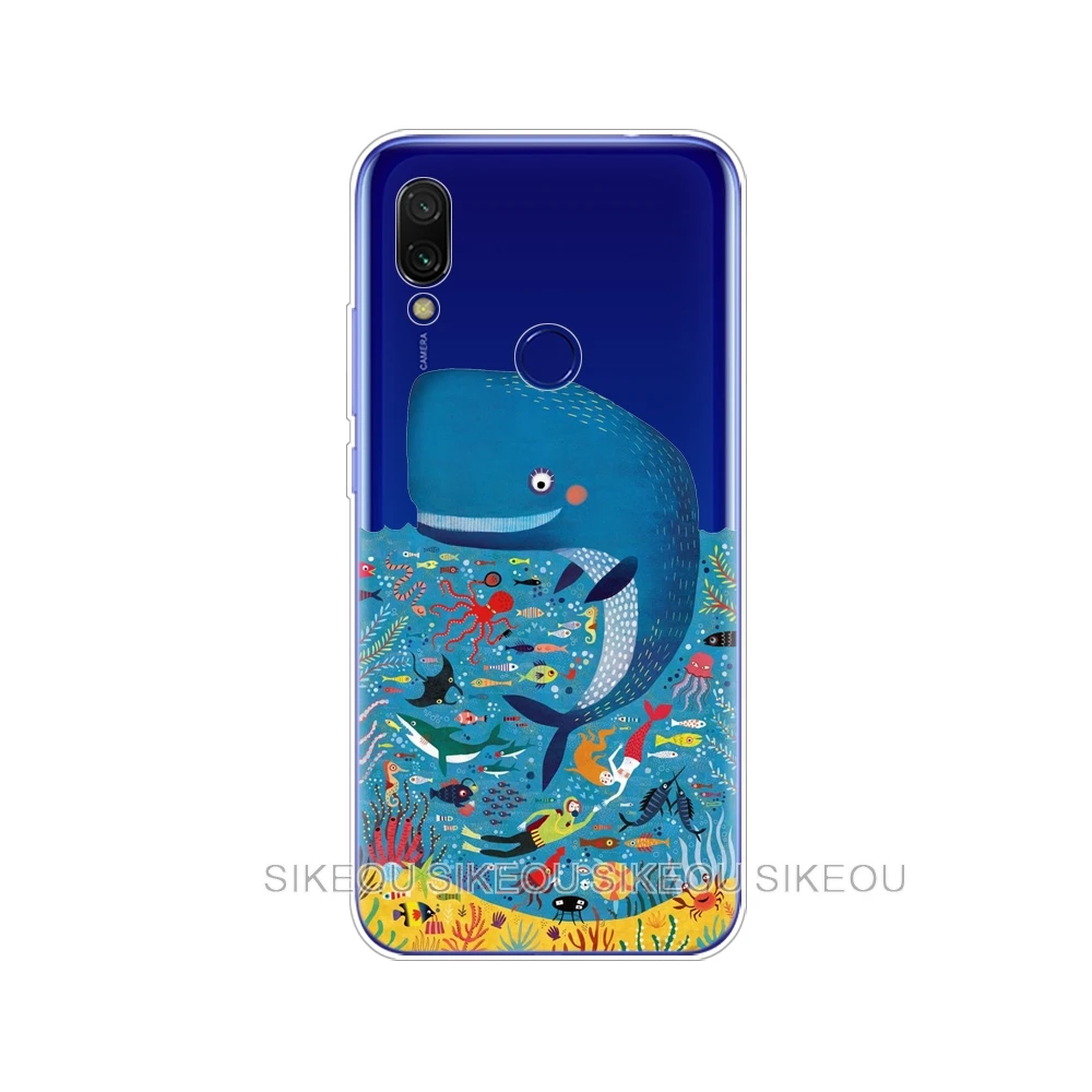 34658 Чехол для Xiaomi redmi 7, силиконовый мягкий ТПУ чехол для redmi 7, 6,26 дюймов, модель snapdragon 632, чехлы с рисунком - Цвет: 34658