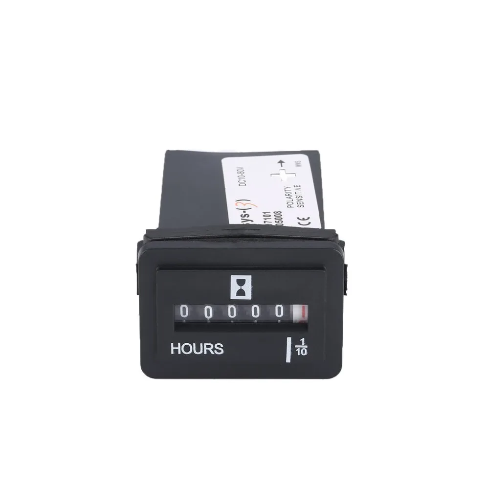 Промышленный таймер SYS/SYS-3/SYS-4/LY-748 " 12 V 24V 36V счетчик часов для тележки морской для лодки, для трактора генератор, двигатель 10-80V Прямая поставка