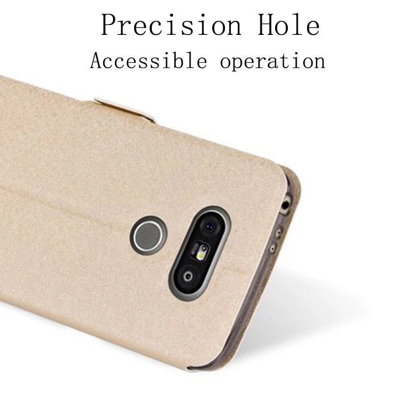 Чехол с открытым окошком для LG G5 чехол кожаный телефона G 5 H830 H868 F700 флип задняя