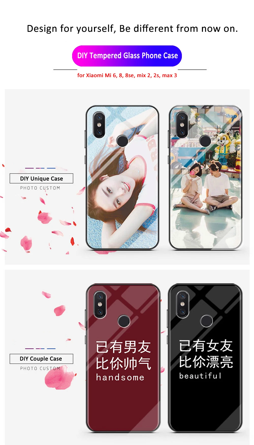 Чехол Finder DIY чехол для Xiaomi mi 9 чехол жесткий чехол для телефона из закаленного стекла для mi x 2 2s 3 mi 6 8 se lite Max 3 mi 5 5S play