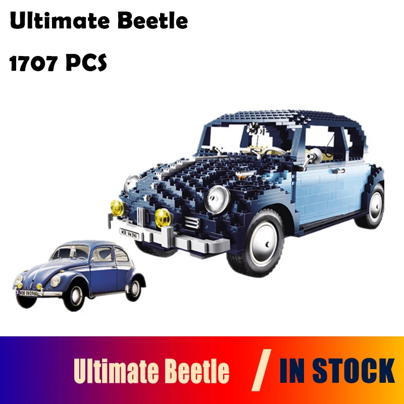 Модель Конструкторы Игрушки 21014 1707 Pcs Классическая серия Ultimate Beetlecar-стиль