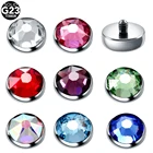 1 шт. G23 титановый дермальный база якоря и топы Skinner Diver Micro Skin Diver дермальный пирсинг Skinner имплантаты для пирсинга ювелирные изделия для тела