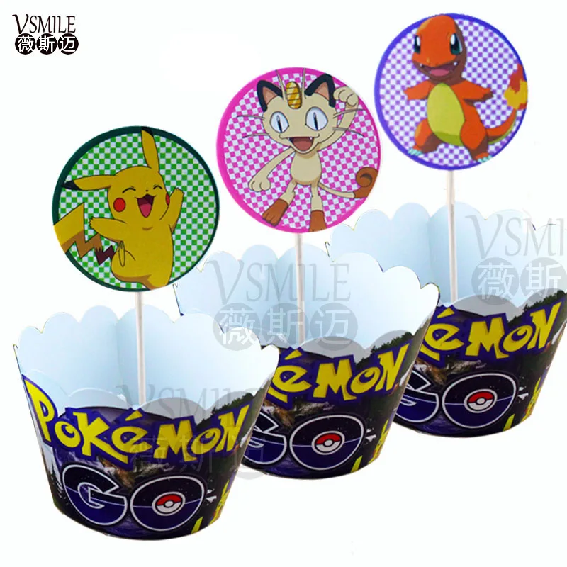 24 шт машины Бэтмен и Робин кекс обертки Топпер пикеры для детей день рождения