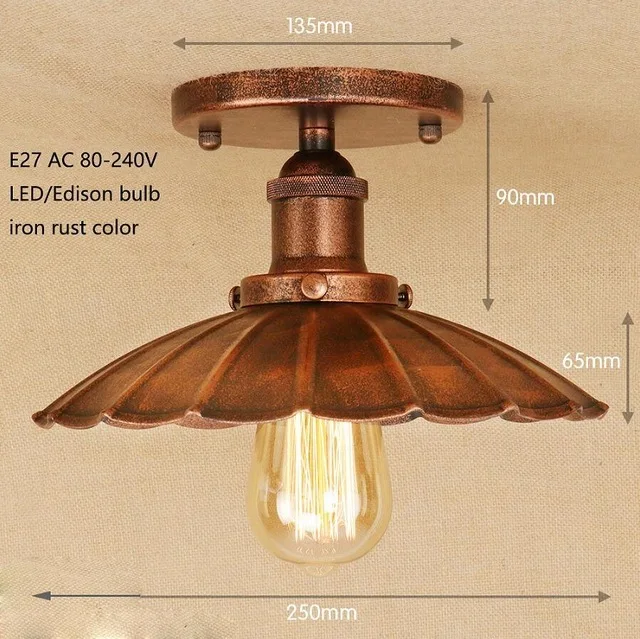 23 Лофт винтажные потолочные светильники Lamparas De Techo Lustre Luminaria Abajur комнатная потолочная лампа освещение Промышленное освещение для гостиной - Цвет корпуса: 23
