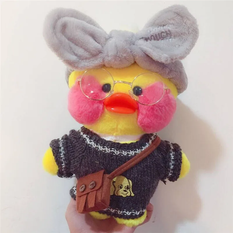 20 Kawaii LaLafanfan кафе утенок плюшевая игрушка милые животные желтая утка мягкие куклы игрушки Рождественский подарок на день рождения для детей - Цвет: 20