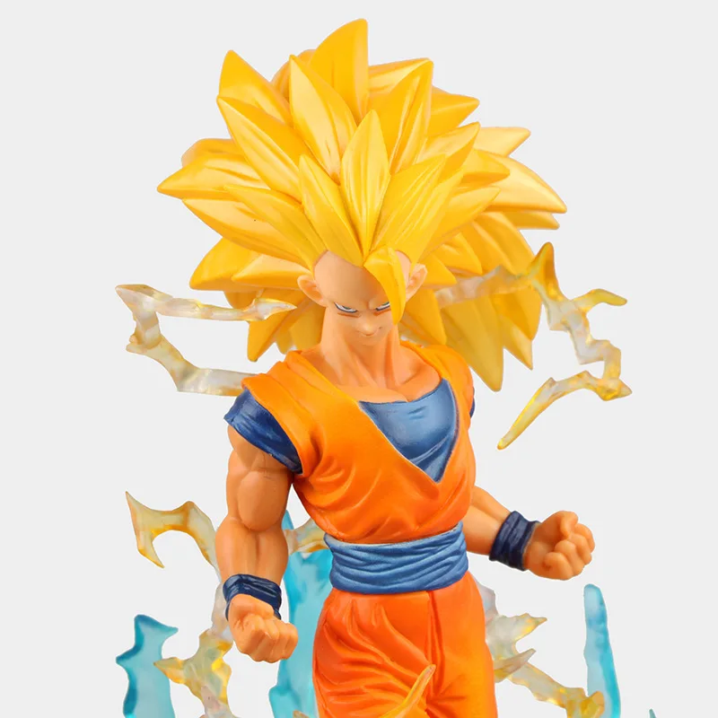 Оригинальная коробка Dragon Ball Z фигурку Сон Гоку Супер Saiyan 3 Figuarts ПВХ Модель DragonBall