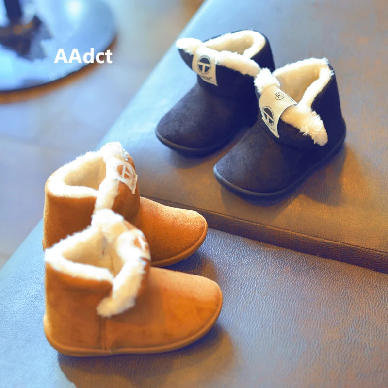 AAdct Cotton warm snow baby boots New fashion short for little boys 2018 Winter kids | Детская одежда и обувь