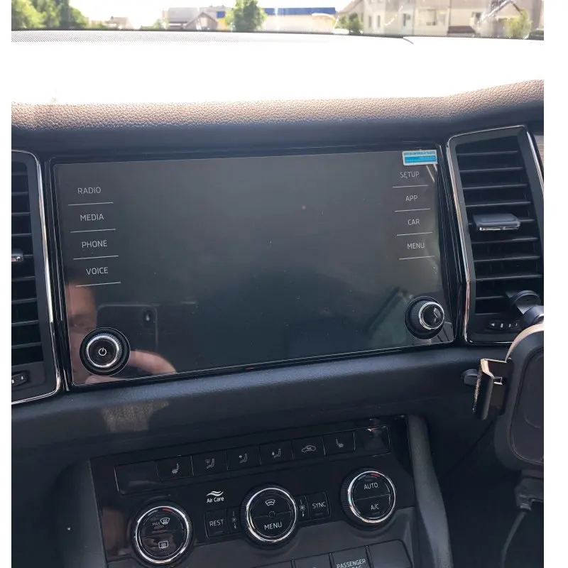 Защитная пленка из закаленного стекла для Skoda Kodiaq Karoq 6 5 &quot8&quot 9 &quotдюймов GPS