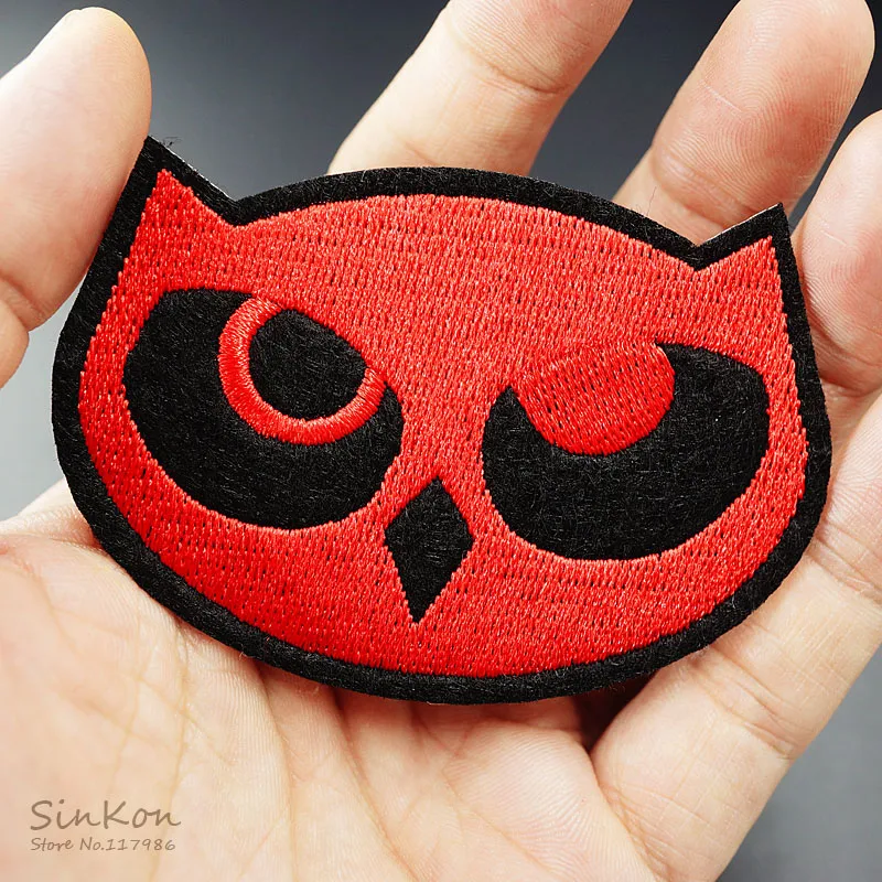 Нашивка с вышивкой в виде совы (Размер: 5 5x7 см)|iron on patches|iron onpatch iron |