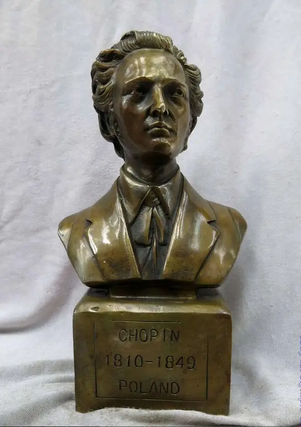 10 &quotКитайская латунная медная резная изящная скульптура из Польши|copper bead|statue of