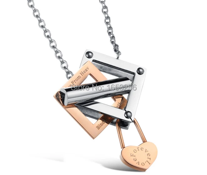 Пара новых подарков на день Святого Валентина модная цепочка для пар из