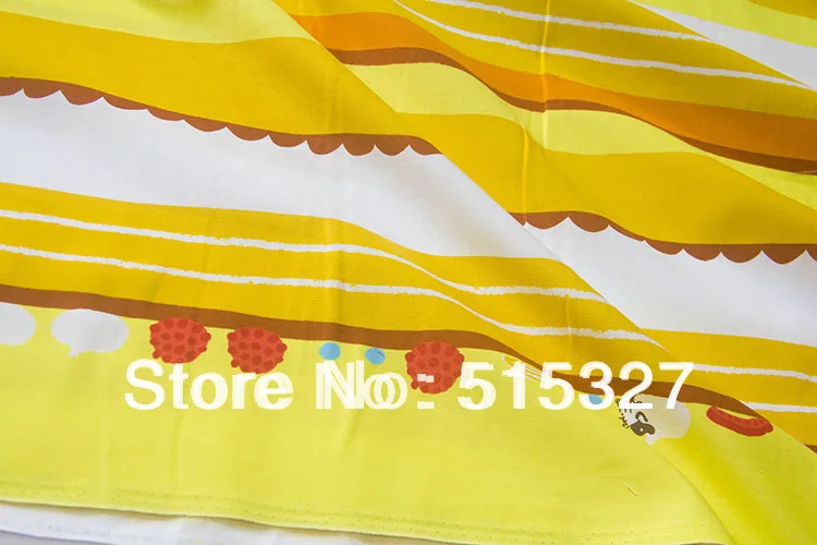 Лоскутная Ткань для рукоделия ткань одеял японская хлопковая Kokka etocoto yard Yellow | Дом