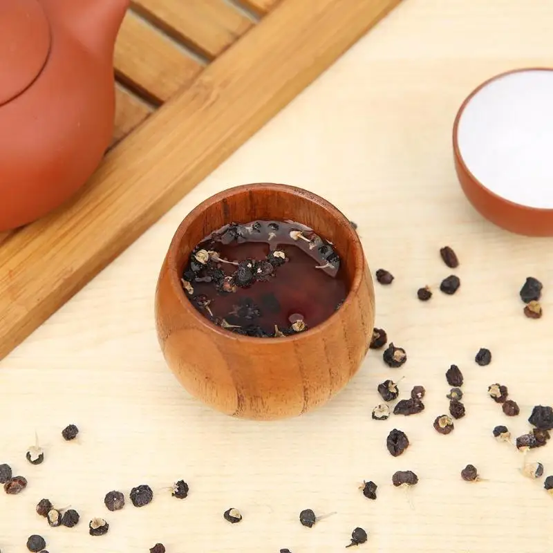 Японский стиль чашка из натурального дерева примитивная ручная работа