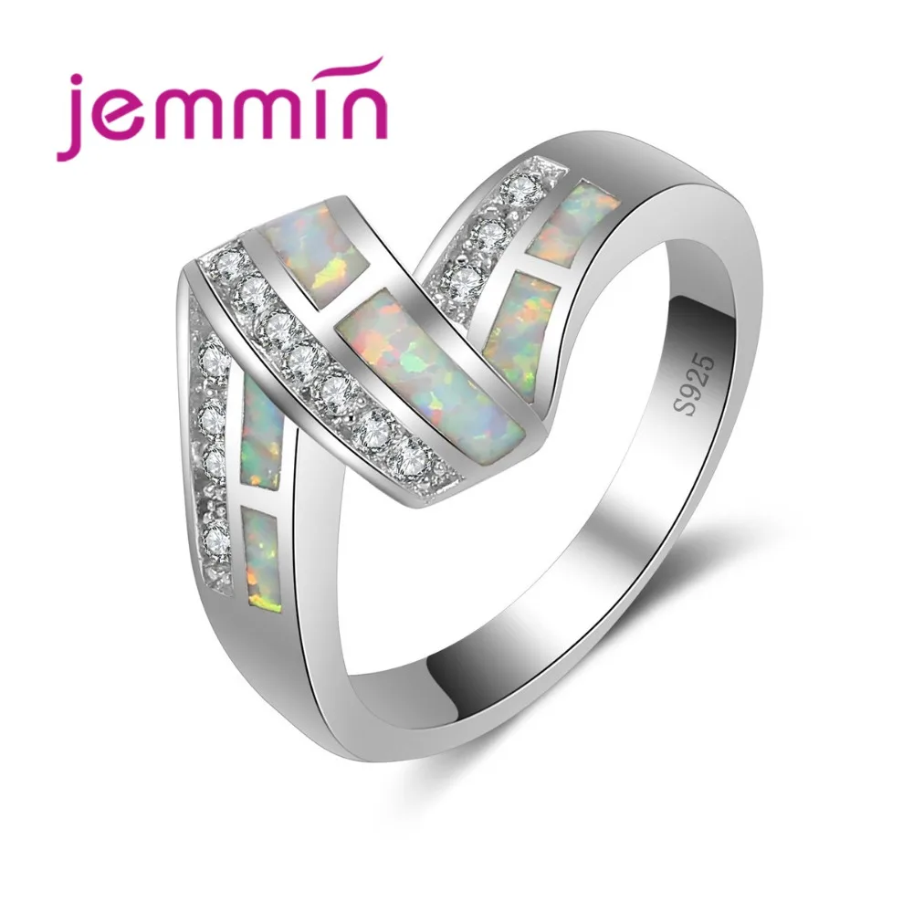 Женское кольцо из серебра 925 пробы с белым огненным опалом|ring for|rings for womenring women |