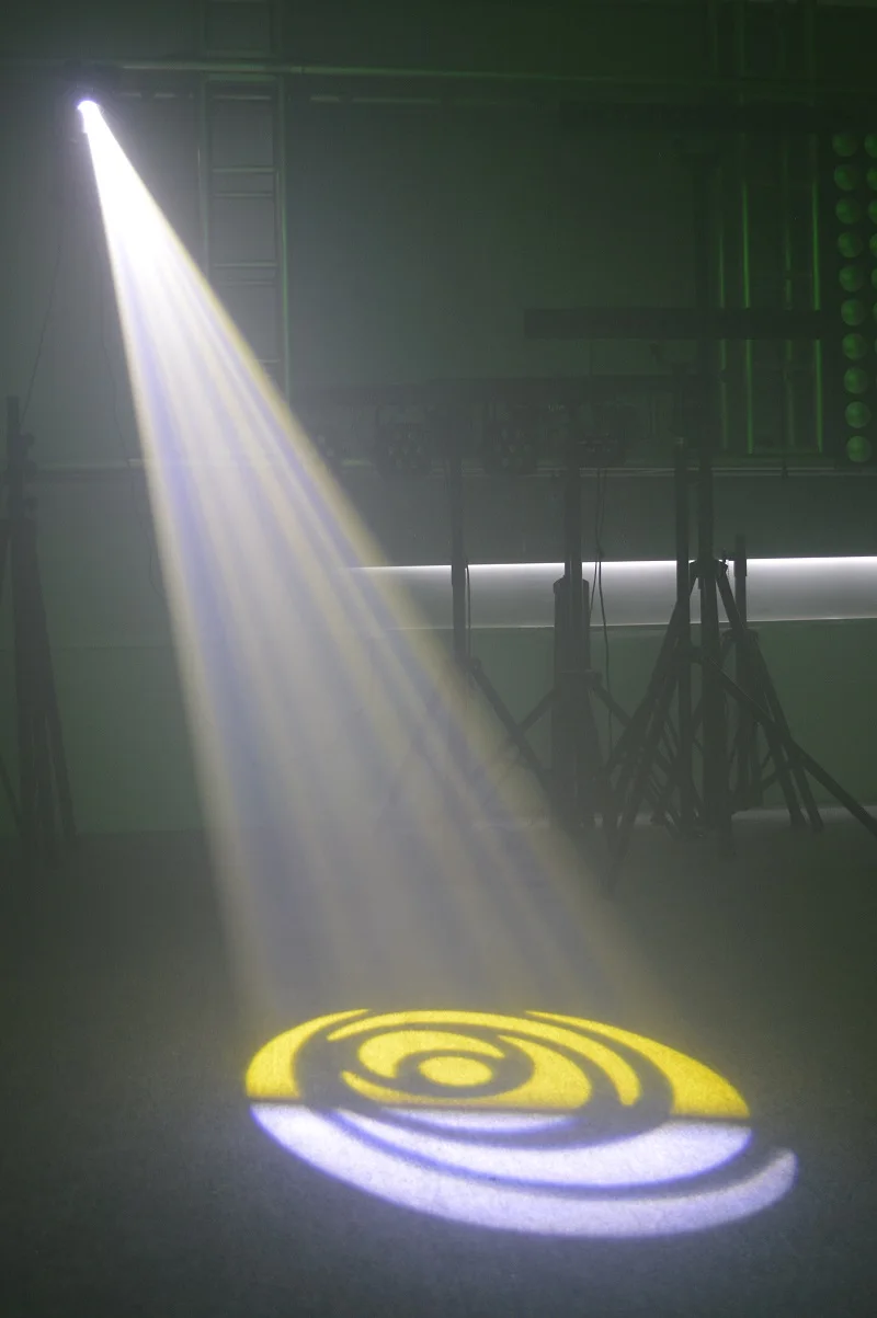 Мобильный DJ светильник ing высокой мощности 80 Вт светодиодный сканер светильник Gobo проектор шаблон эффект сценический светильник s
