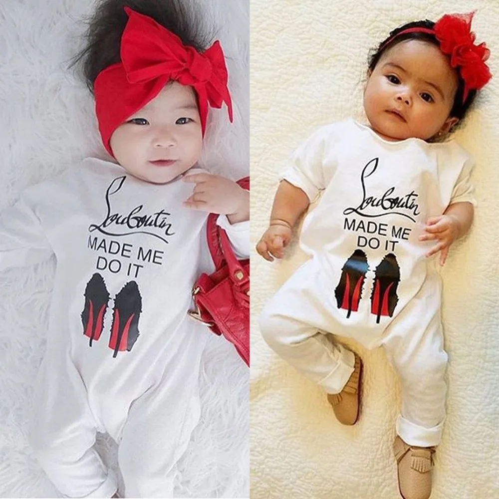 Комбинезон детский с длинным рукавом на высоких каблуках возраст 0 18 месяцев|romper