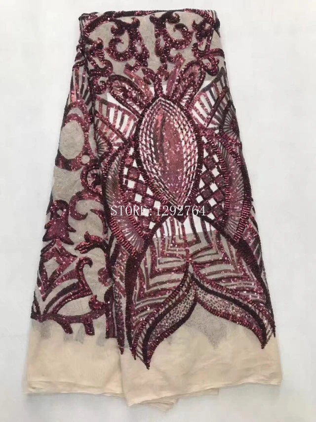 Модный дизайн в африканском стиле блестки кружевной ткани 2017 высококачественные