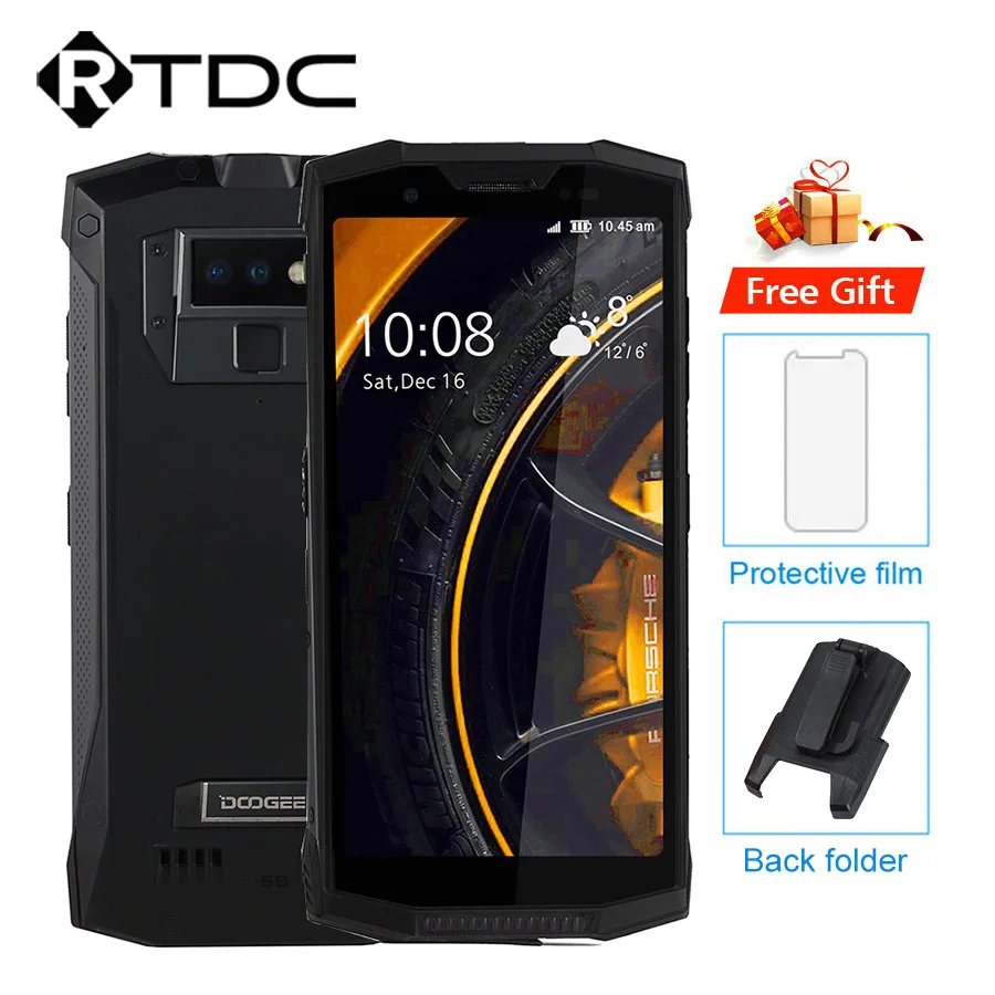 DOOGEE S80 IP68/IP69K мобильный телефон рация беспроводной зарядки NFC 10080 мАч 12V2A 5 99 FHD Helio P23