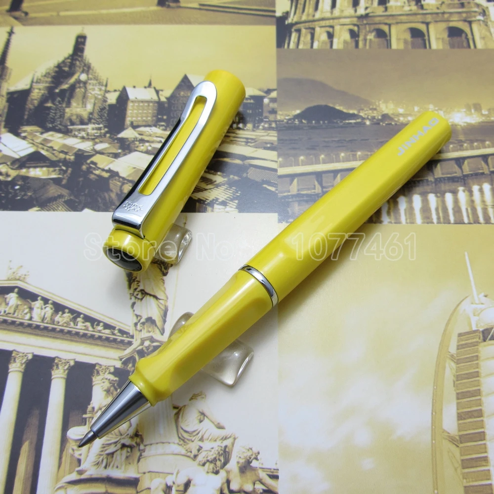 

Шариковая ручка Jinhao J32H77, совершенно новая черная, белая, красная, синяя, зеленая, золотая, матовая, черная, желтая, дополнительно