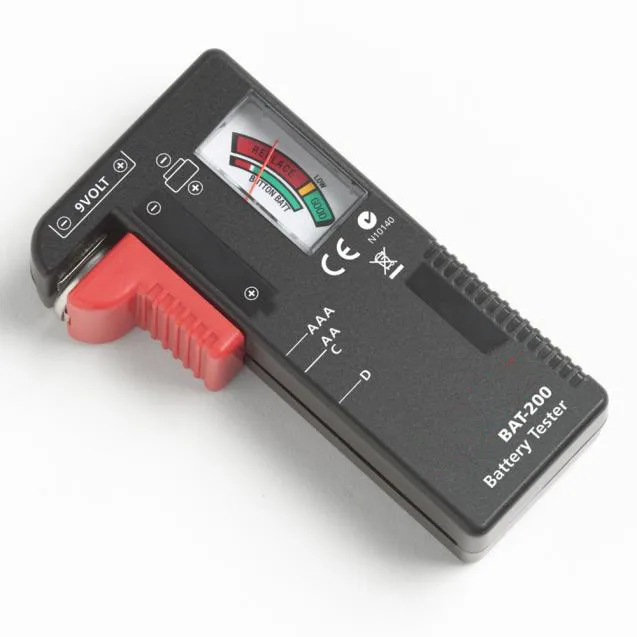 Полезный тестер батареи Новый индикатор универсальный AA AAA C/D 9V Вольт Кнопка