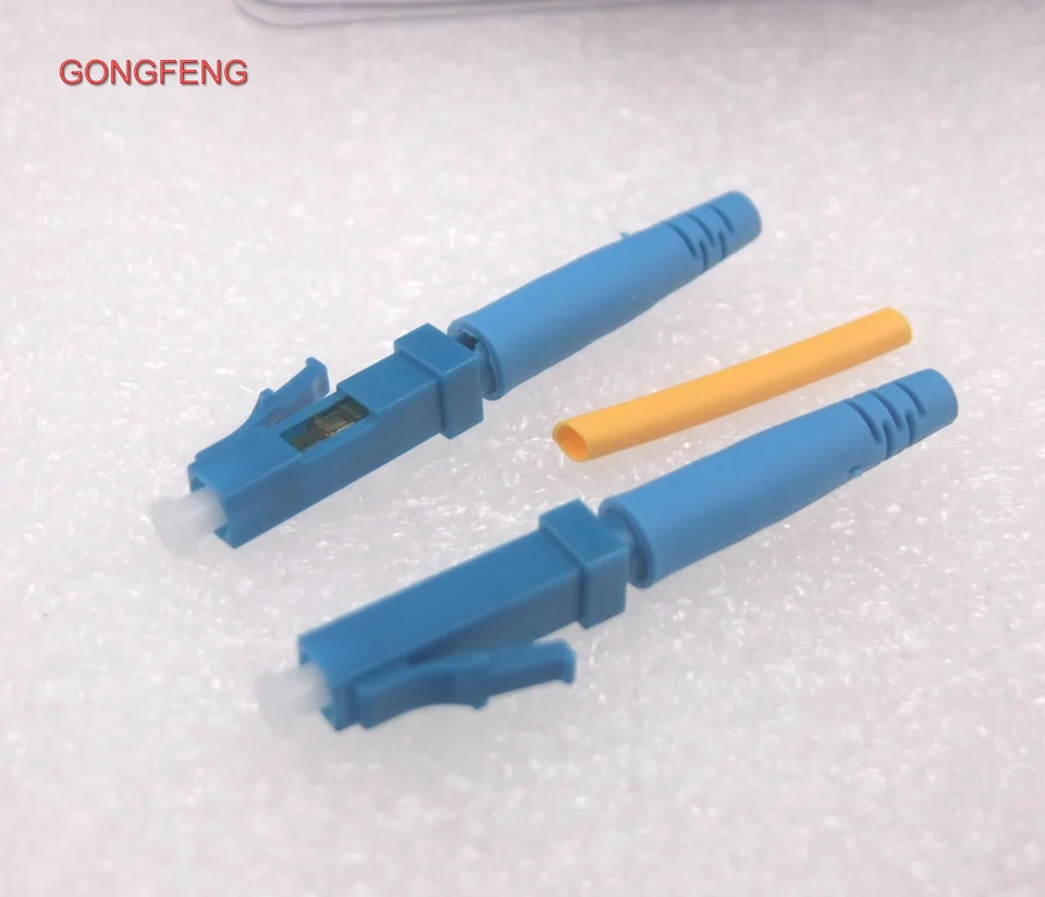 GONGFENG 100 шт. Новый LC/UPC круглый кабель Быстрый оптический волоконный разъем LC для