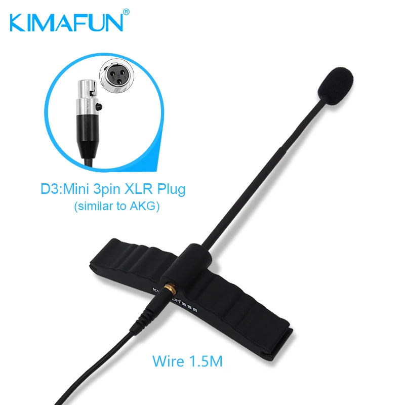 KIMAFUN мини музыкальный инструмент микрофон Виолончель специальный микрофон сценическое представление проводной инструмент микрофон - Цвет: D3 Plug