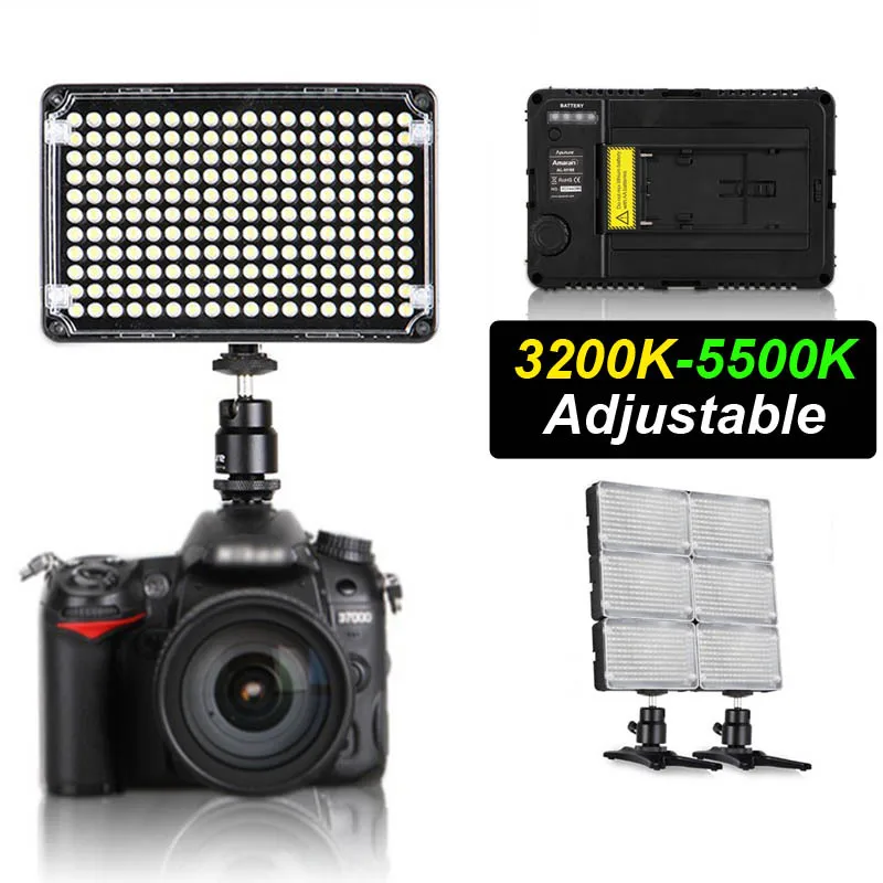 Pro Aputure Amaran H198C CR95 + светодиодная видеокамера с регулируемой цветовой температурой