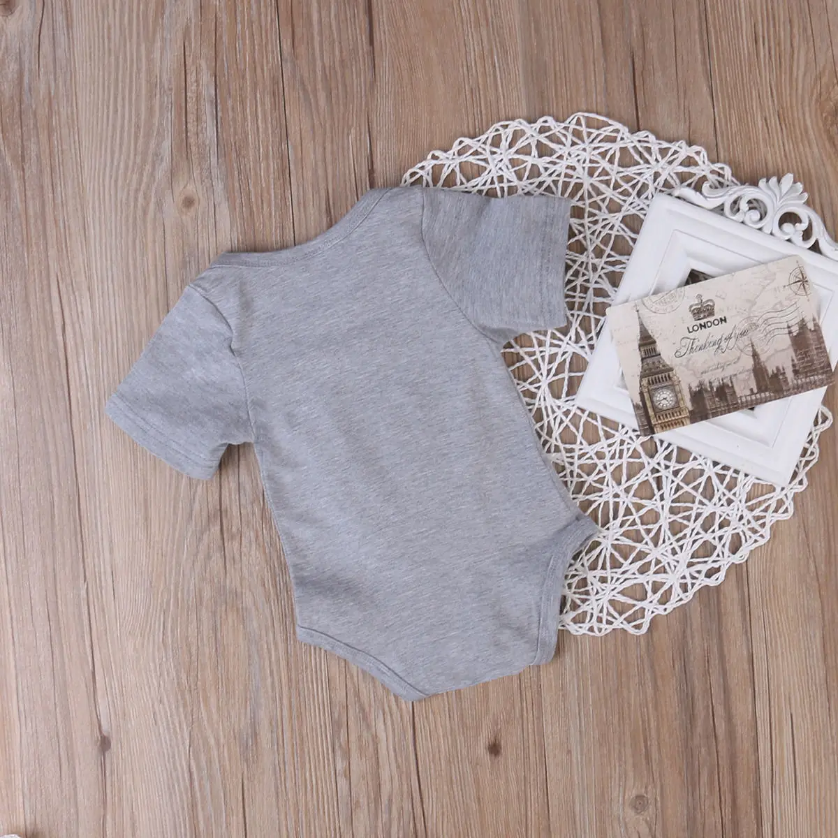 Hi Baby Store Newborn Infant Boys Girls Short Sleeve Letter Print One-Pieces Cotton Bodysuit 0-18M | Детская одежда и обувь