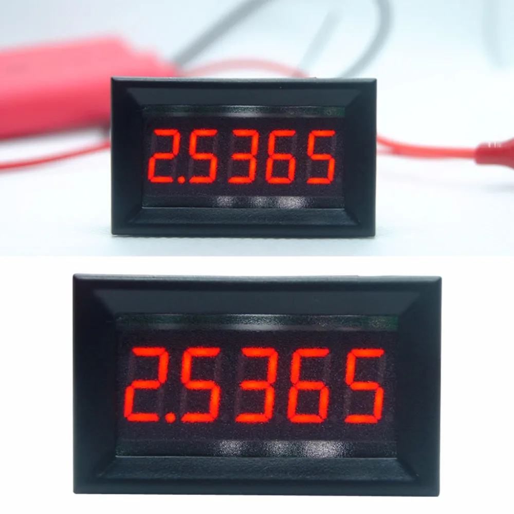 DC 0 5.0000mA (5mA) цифровой амперметр 5 разрядная панель измерителя тока Guage 36