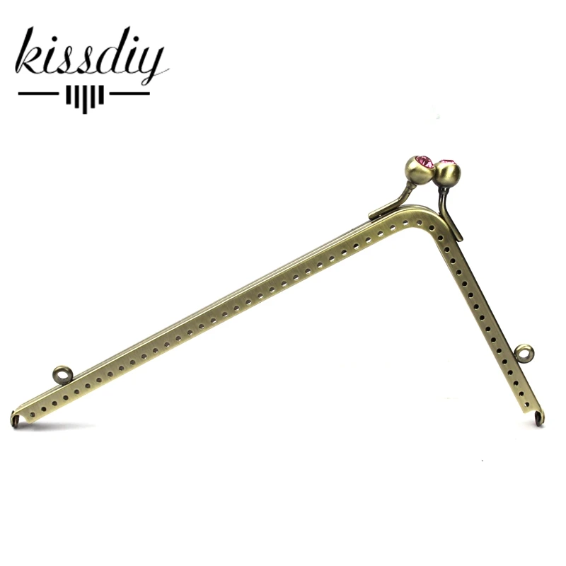 10 шт./лот L образная форма гладкая бронза прямоугольный кристалл драгоценный