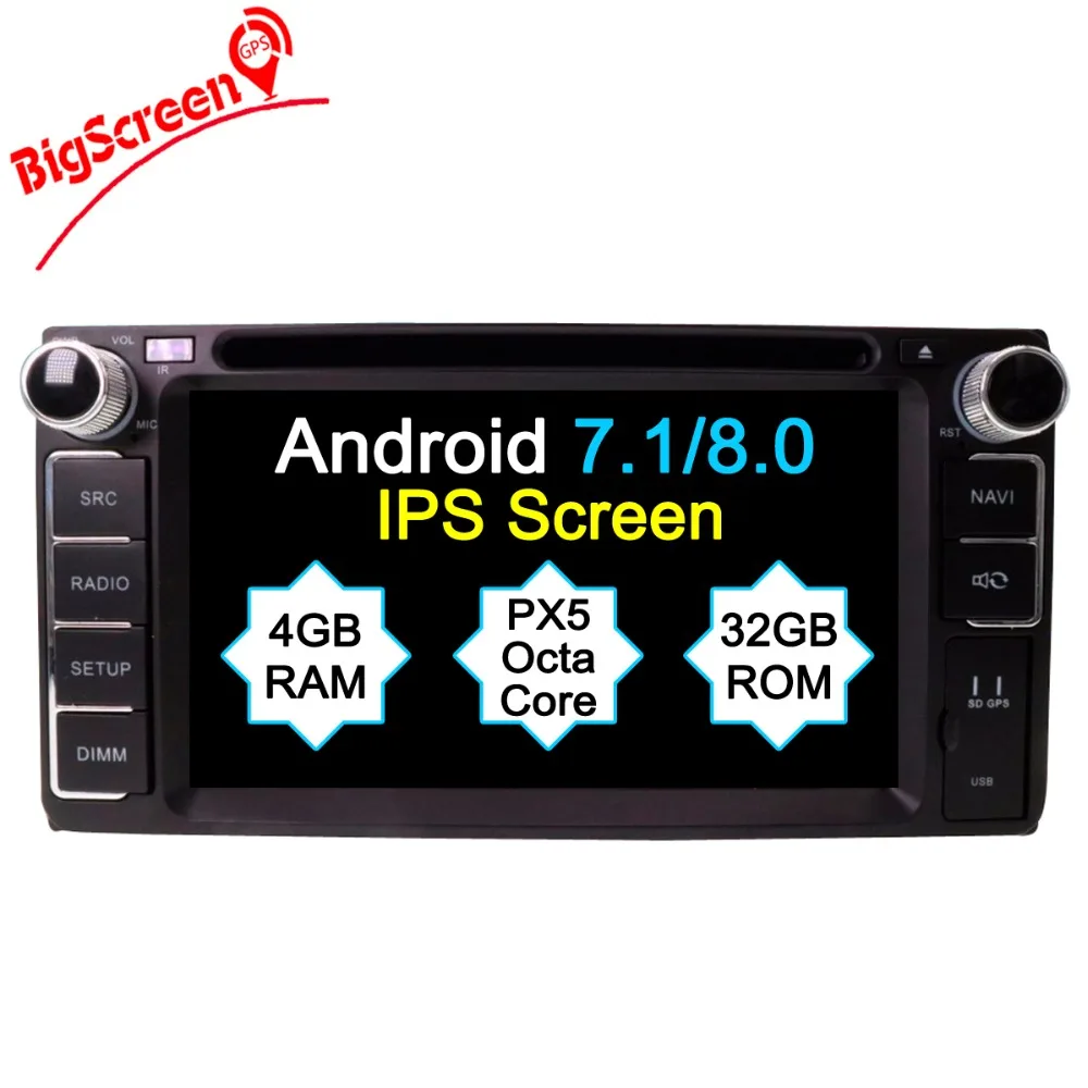 Android7. 1 Android 200 автомобильный DVD-плеер GPS навигатор для Toyota большая часть 2DIN 100 *