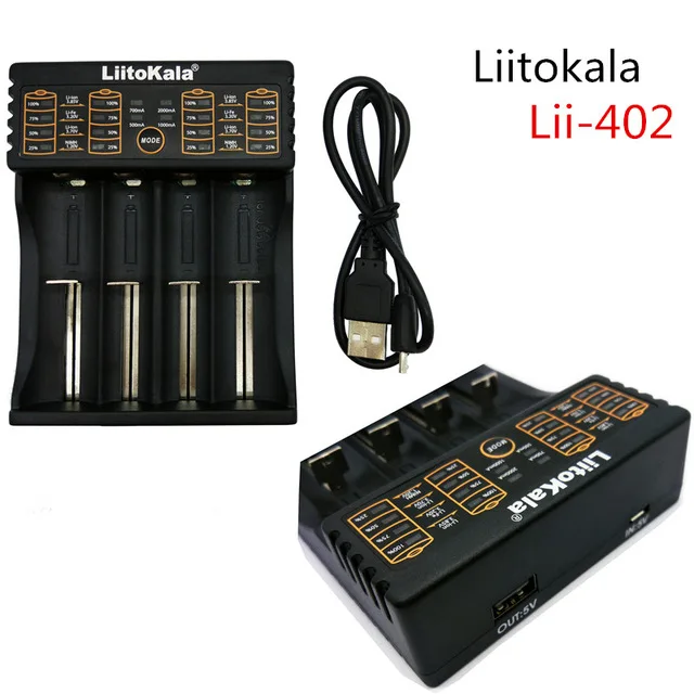 NOVA LiitoKala Lii 100 202 402 1 2 В 3 7 85 A/AAA 18650 10440 1450016340 аккумулятор для NiMH автомобилей|liitokala