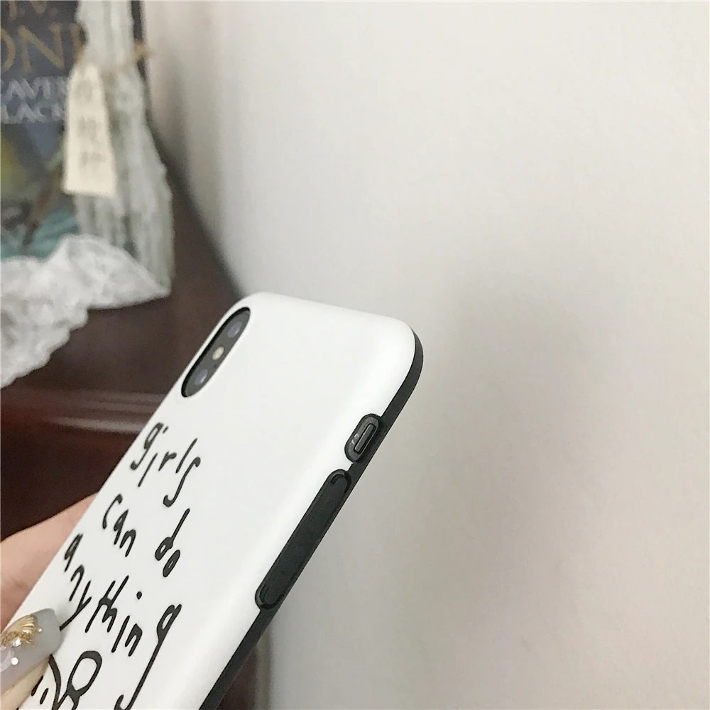 WULAWUKU мода прекрасный феминизм символов мягкая IMD чехол для iphone X 8 плюс 7 6 6s сзади