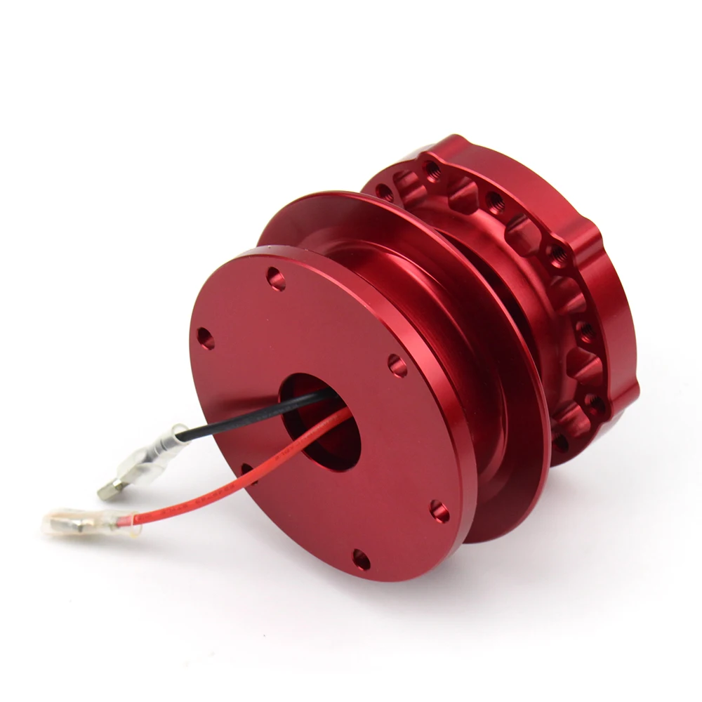 Универсальный Алюминий гоночный руль Quick Release Адаптер Hub оснастки