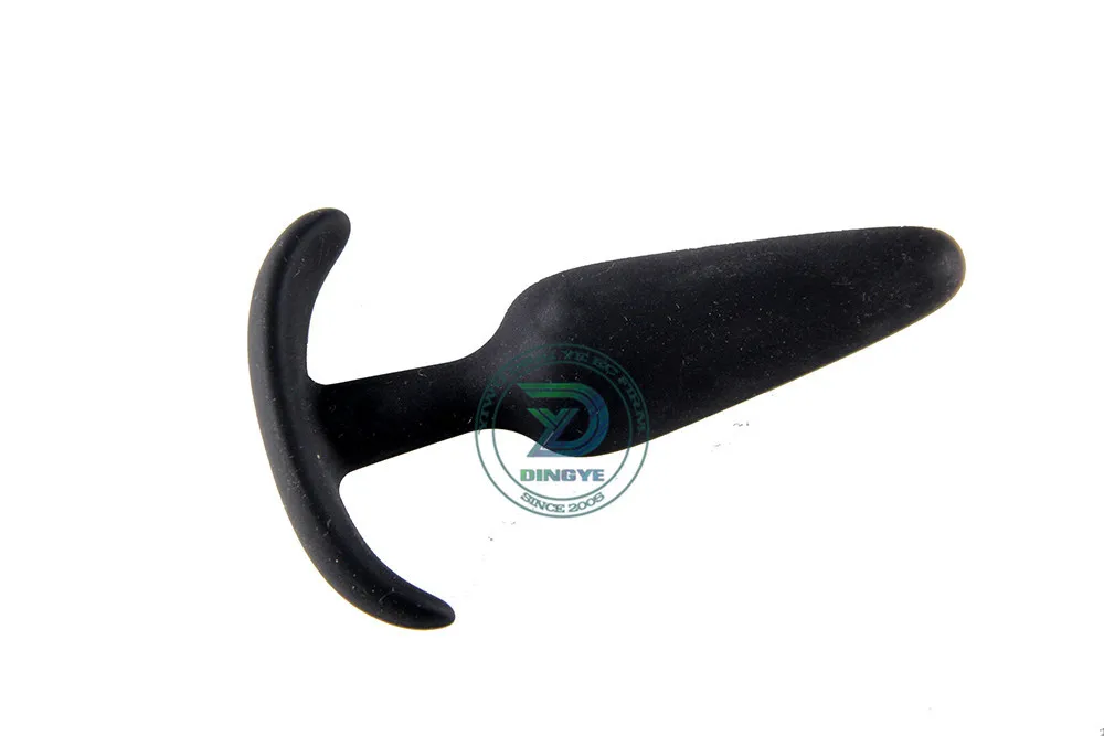 Dingye черный силиконовый сексуальный магазин анальный Анальная пробка для