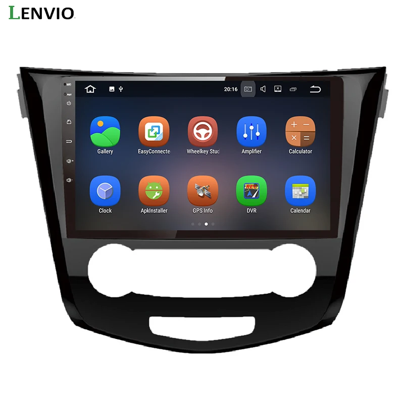 Lenvio 2G RAM 2 Din Android 7 1 автомобильный DVD GPS навигация Мультимедиа для Nissan Qashqai 2014 2015 2016